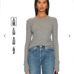 Enza Costa Easy Cuff Cashmere Sweater